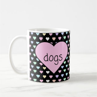 Chiens Coeurs Mug