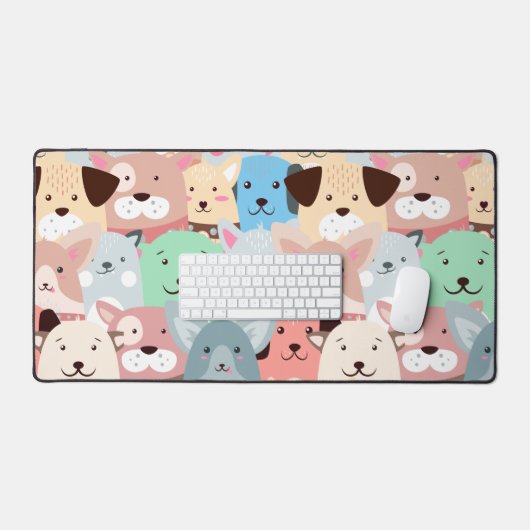 Chiens colorés (Clavier et souris)