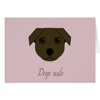 Chiens contre Chats Avril Fools' Day Card