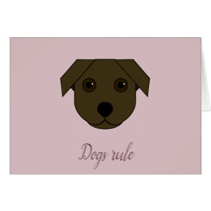 Chiens contre la carte du jour d'imbéciles d'avril