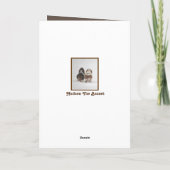 Chiens de basset drôles de w/Cute "de carte de (Dos)