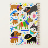 Chiens de caricature ludiques (Dos)