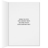 Chiens de caricature mignons pour l'anniversaire d (Intérieur (Droit))