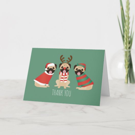 Chiens de Carlin de Noël Merci (Devant)