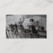 Chiens de cartes de visite professionnelle de (Dos)