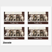 Chiens de Chihuahua Merci saluant un autocollant (Feuille)