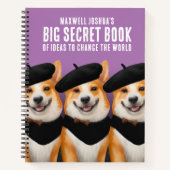 Chiens de Corgi Chic Cute Big Livre de Secrets (Devant)