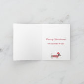 Chiens de Dachshund à Noël Chapeaux (Intérieur)