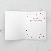 Chiens de danse Yippee Félicitations Carte de voeu (Intérieur)