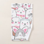 Chiens de Doodle mignons (Serviette à main)