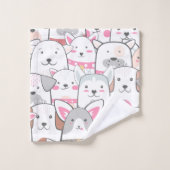 Chiens de Doodle mignons (Gant de toilette)
