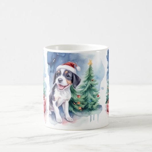 Chiens de fête Mug de Noël (Centre)
