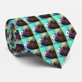 Chiens De Guinée Brown Et Blancs, Cravates (Roulé)