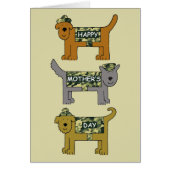 Chiens de la fête des mères pour maman déployée (Devant)