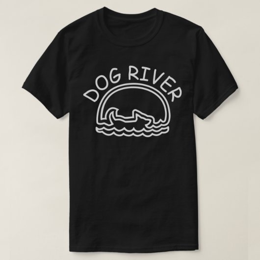 Chiens de la rivière Dog T-Shirt classique (Design devant)
