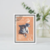 Chiens de l'espace carte postale Vétérinaire et Ug (Debout devant)