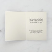 Chiens de Noël Carte de vacances pliée (Intérieur)