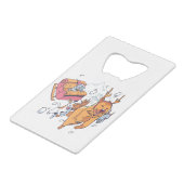 Chiens de Noël et traîneau de chat (Dos Angle)