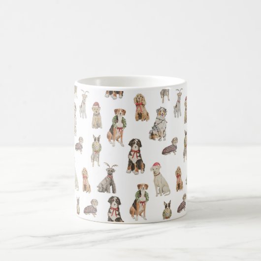 Chiens de Noël Mug (Centre)