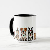 Chiens de Noël Mugs (Devant gauche)