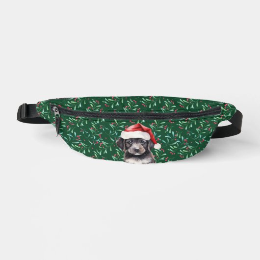 Chiens de Noël, vacances vertes et rouges (Recto)