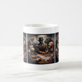 Chiens de poker Café Mug (Centre)