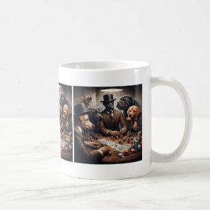 Chiens de poker Café Mug