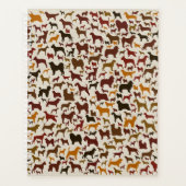 Chiens de races Silhouettes Motif (Devant)