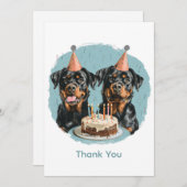 Chiens de Rottweiler Merci (Devant / Derrière)