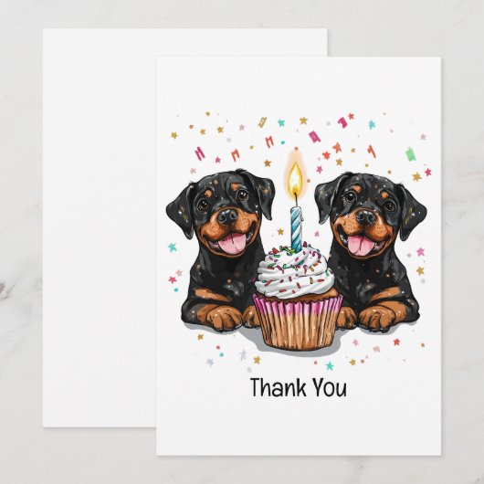 Chiens de Rottweiler Merci (Devant / Derrière)
