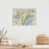 Chiens de Sibérie - Franz Marc, Poster allemand de (Cuisine)