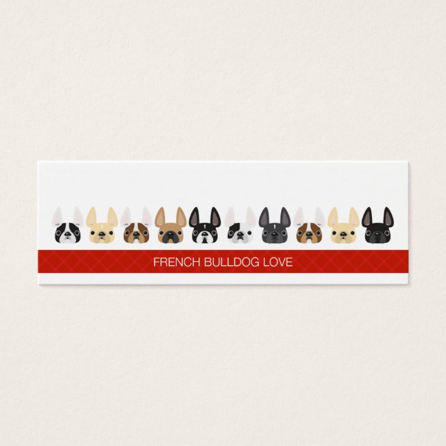 Chiens de taureaux français mignons et animés (Devant)