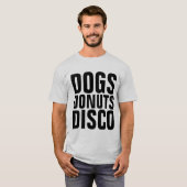 CHIENS DONUTS DISCO T-SHIRTS (Devant entier)