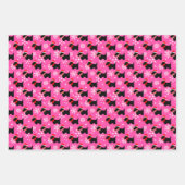 Chiens écossais de Noël Motif Enveloppement papier (Devant)