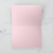 Chiens écossais rose pâle et Carte de remerciement (Intérieur)