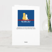 Chiens en bateau regarder Sunset Joy! Carte de Noë (Dos)