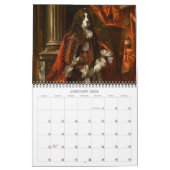 Chiens en costumes historiques 2026 Calendrier mur (Jan 2026)
