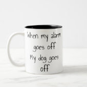 Chiens et Alarmes Mug (Gauche)