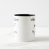 Chiens et Alarmes Mug (Centre)