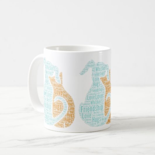 Chiens et chats Aimer Coffee Cup Mug (Devant gauche)