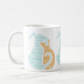 Chiens et chats Aimer Coffee Cup Mug (Gauche)