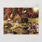 Chiens et fourches - Carte postale (Devant)