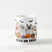 Chiens fantômes d'Halloween Mug (Centre)