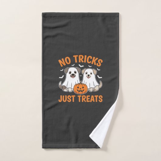 Chiens fantômes d'Halloween Pas de tours juste des (Serviette à main)