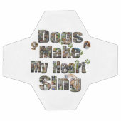 Chiens Font Mon Coeur Chanter Logo, (Plat)