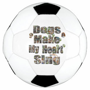 Chiens Font Mon Coeur Chanter Logo,
