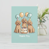 Chiens Goldendoodle Merci (Debout devant)