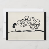 "Chiens invitation sur bateau" par (Devant)