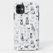 Chiens Iphone 11 coque - étui téléphonique pour ch (Dos)