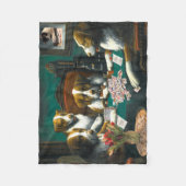 Chiens jouant la couverture d'heure-milliampère (Devant)